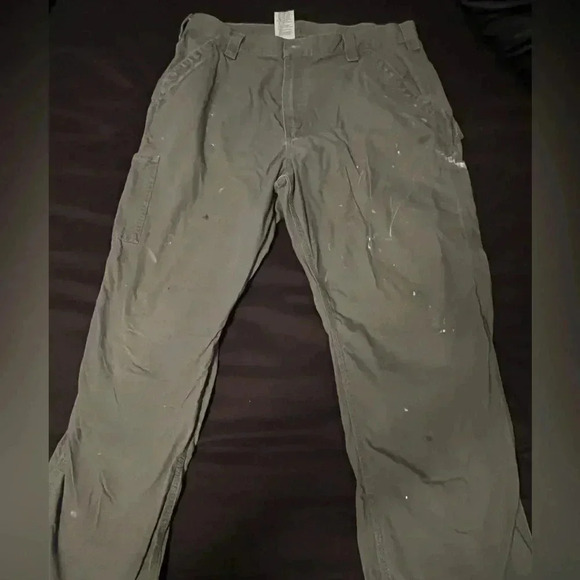 Carhartt distressed work pants size 38x30 - Picture 3 of 5
